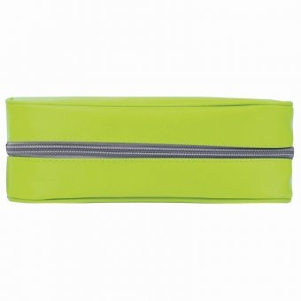 Пенал-косметичка BRAUBERG, мягкий, "KING SIZE NEON GREEN", 20х8х9 см, 229020