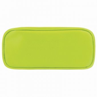 Пенал-косметичка BRAUBERG, мягкий, "KING SIZE NEON GREEN", 20х8х9 см, 229020
