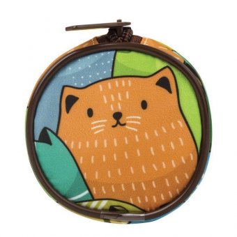 Пенал-тубус BRAUBERG, с эффектом Soft Touch, мягкий, "Cats", 22х8 см, 229008