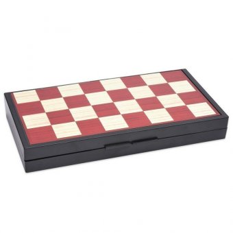 Игра магнитная 5 в 1 "Шашки, шахматы, нарды, карты, домино", 1TOY, Т12060