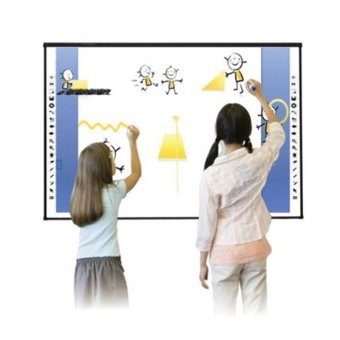Интерактивная доска 80" CLASSIC SOLUTION Dual Touch V83, оптическая, 166х117 см, 4:3, стилус/рука, 2 пользоват