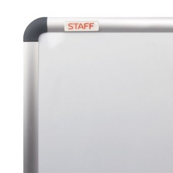 Доска магнитно-маркерная STAFF (60х90 см), алюминиевая рамка, 235462
