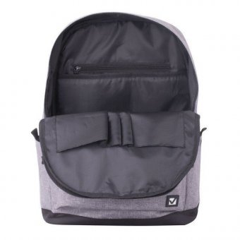 Рюкзак универсальный BRAUBERG сити-формат "Grey Melange" 43х30х17 см 228842