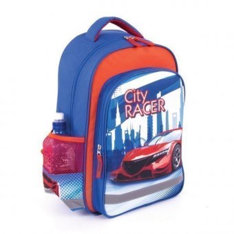 Рюкзак для учеников начальной школы ПИФАГОР SCHOOL "CITY RACER" 228819