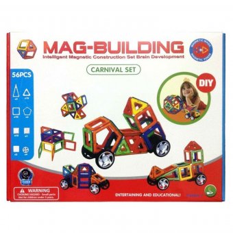 Магнитный конструктор Mag-building 56 деталей