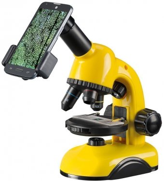 Микроскоп Biolux National Geographic Bresser 40x-800x, адаптер для смартфона