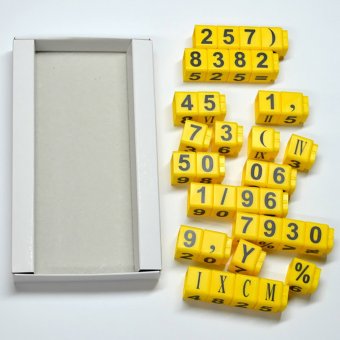 Развивающая игра Умные кубики 1,2,3,4,5 Globusoff для обучения математике