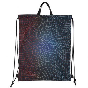 Мешок для обуви BRAUBERG большой удобный с ручкой, 51х41 см, "Neon web", 271596