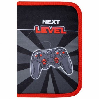 Пенал BRAUBERG, 1 отделение, 1 откидная планка, полиэстер, 21х14 см, "Next level", 270714