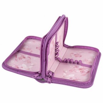 Пенал ЮНЛАНДИЯ, 2 отделения, полиэстер, 19х11 см, "Ballet", 271024