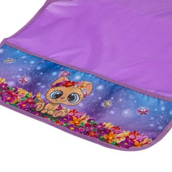 Фартук с нарукавниками BRAUBERG, 45x54 см, 3 кармана, "Charming kitten", 271047