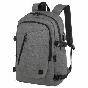 Рюкзак BRAUBERG URBAN универcальный, с отделением для ноутбука, USB-порт, "Charge", серый, 46х31х15 см, 271655