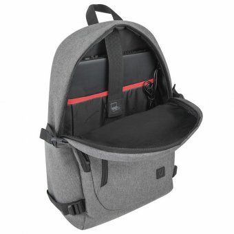 Рюкзак BRAUBERG URBAN универcальный, с отделением для ноутбука, USB-порт, "Charge", серый, 46х31х15 см, 271655