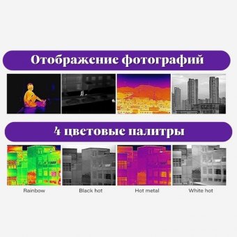 Монокуляр для охоты 4х, 35 мм, обнаружение до 3500 м