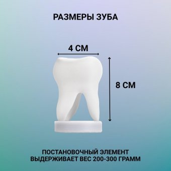 Левитирующий сувенир "Зуб" 8 х 4 см Globusoff