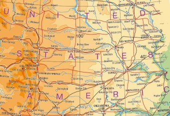 Глобус большой физический d=130 см на пластиковой подставке, английский язык