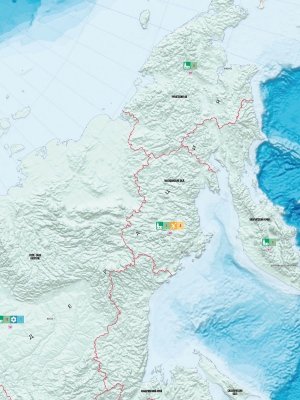 Карта промышленности России 175 х 120 см GlobusOff