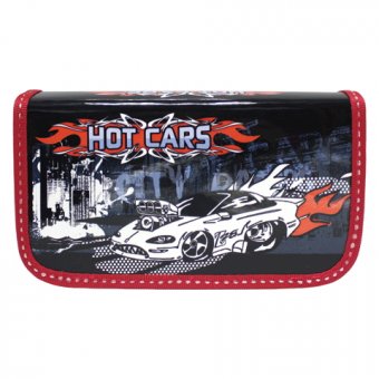 Пенал для мальчика "Hot cars" 2 отделения BRAUBERG 103143