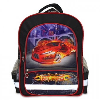 Школьный рюкзак "Hot cars" для мальчиков младших классов ПИФАГОР 223839
