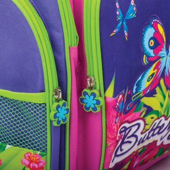 Ранец жесткокаркасный для девочек "Butterfly" BRAUBERG 224202