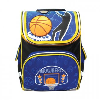 Ранец жесткокаркасный для мальчиков "Basketball" BRAUBERG 224262