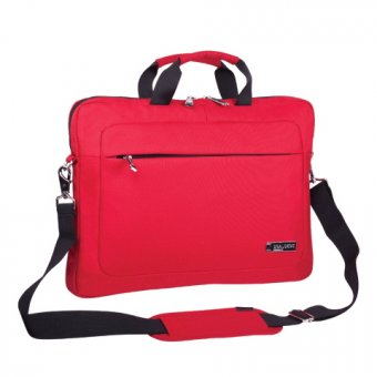 Молодежная сумка для ноутбука и планшета "Mix" красная BRAUBERG 240472