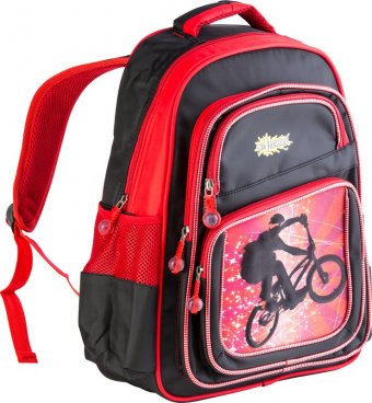 Рюкзак для мальчиков младших классов Велосипедист №1 School 301127