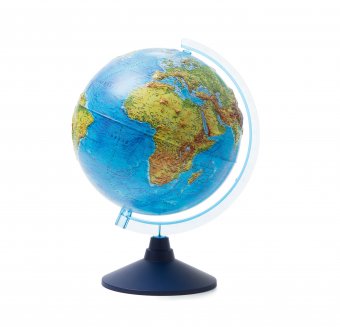 Глобус Земли рельефный физический d=25 см