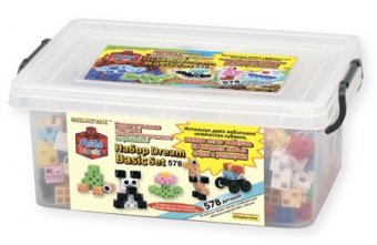 Детский конструктор ARTEC "Dream Basic Set 578" Знаток, прозрачный контейнер