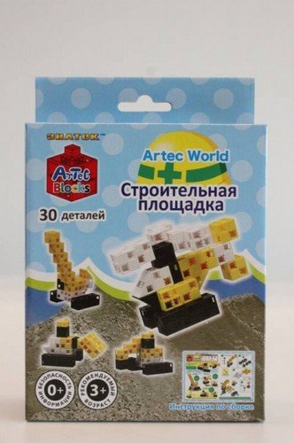 Детский конструктор ARTEC World "Строительная площадка" Знаток, коробка 30 деталей