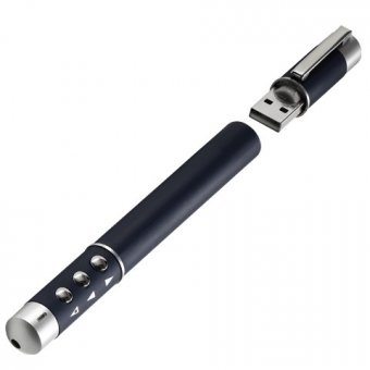 Указка лазерная с презентером "P2" NOBO, радиус 100 м, 231846