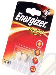 Батарейка круглая Energizer Alkaline LR44 2шт.