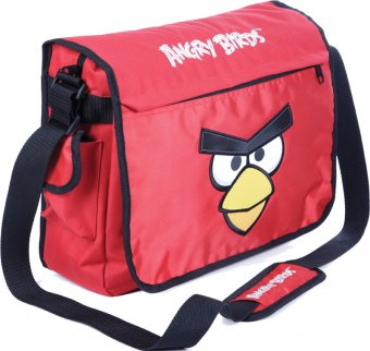 Сумка "Angry Birds" 36*31*11см, 2 отделения 185425