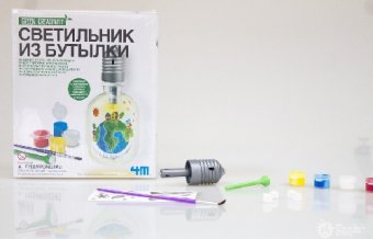 Набор для научного творчества "Светильник из бутылки" 4М