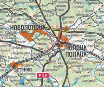 Авто-атлас РФ и Ближнего Зарубежья с километровыми столбами