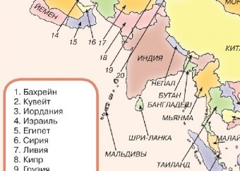 Детское лото "Увлекательная география Азия"