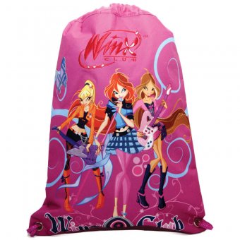 Мешок для обуви 1 отделение "Winx Rock" 35*45см