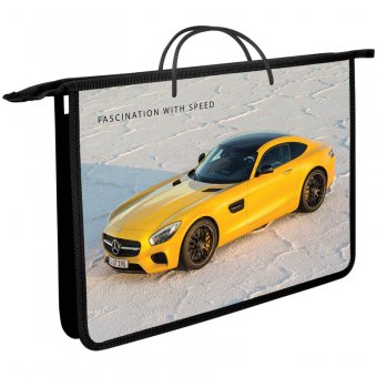Папка с ручками А4 "Авто SUPERCAR", печать на пластике 213274
