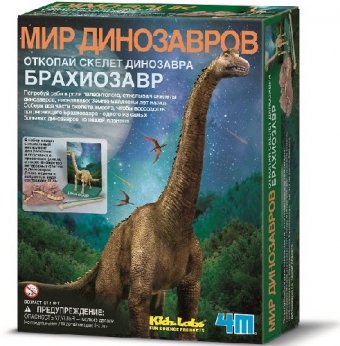 Конструктор "Раскопки. Скелет Брахиозавра"