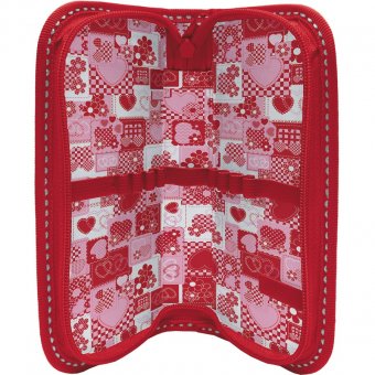 Пенал BRAUBERG 1 отделение, для начальной школы, для девочек, Мишка, 19*9 см, 103708