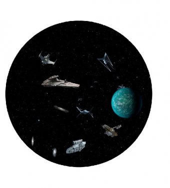 Диск для домашнего планетария "Звездные войны - версия 2"
