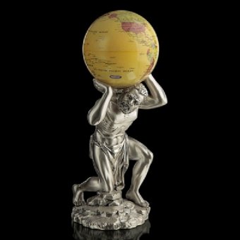 Глобус-статуэтка VIP "Атлант и земной шар" 