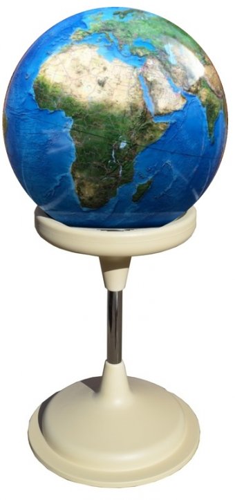 Глобус Вид Земли из Космоса d=64 см, на подставке из пластика
