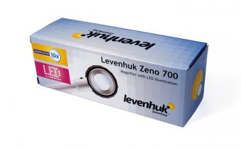 Лупа Levenhuk (Левенгук) Zeno 700, 10x, 30 мм, 3 LED, металл