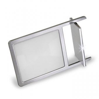 Линза Френеля Levenhuk (Левенгук) Zeno 90, 2,5x, 48x45 мм, 1 LED, металл