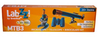 Набор Levenhuk (Левенгук) LabZZ MTВ3: микроскоп, телескоп и бинокль
