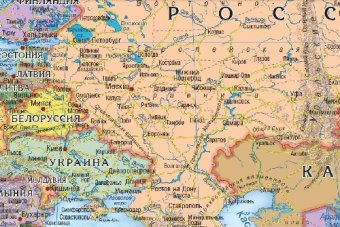 Политическая настенная карта Мира, 1:25М на рейках
