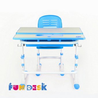 Растущая парта со стулом Lavoro Blue Fundesk