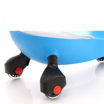 Машинка-каталка детская «БИБИКАР» пластиковые колеса, синяя