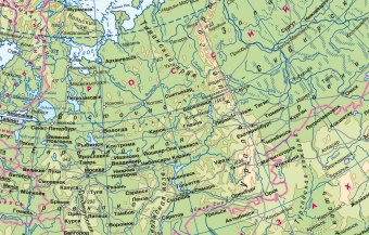 Глобус физический d=64 см, на подставке со стеклянной полкой